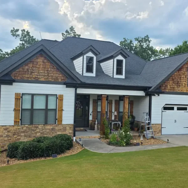 Exterior painting color change